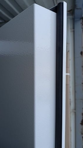 Белая входная дверь Z-1 White металл-металл фото 15